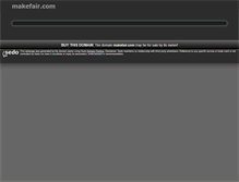 Tablet Screenshot of makefair.com